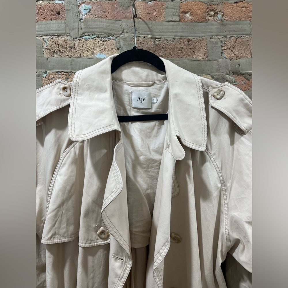 Aje prima pleat trench coat - Picture 6 of 6